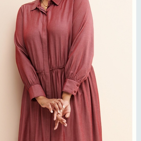 Standards & Practices Chloe Button Down Dress - Picture 3 of 6